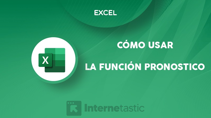 Función PRONOSTICO en Excel usos, fórmula o sintaxis y ejemplos