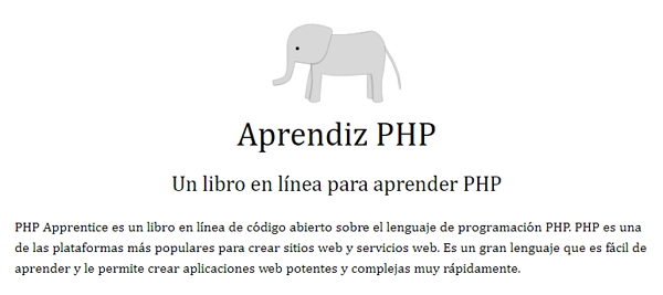 php apprentice para aprender el lenguaje desde cero