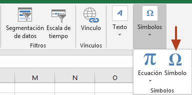 Cómo hacer signos de mayor menor o igual que en Excel usando la barra de herramientas paso 3