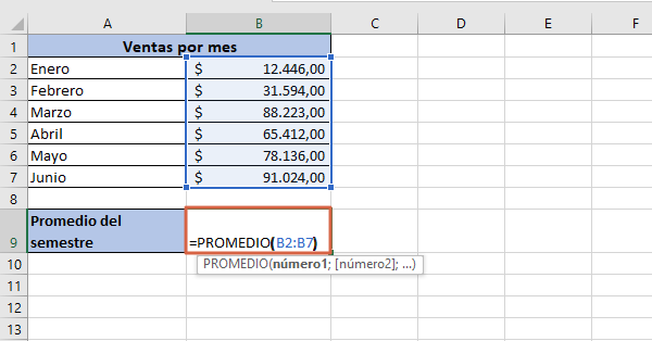 Como usar una formula con funciones en Excel