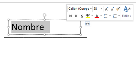 Cómo escribir sobre una línea en Microsoft Word usando el cuadro de texto paso 6