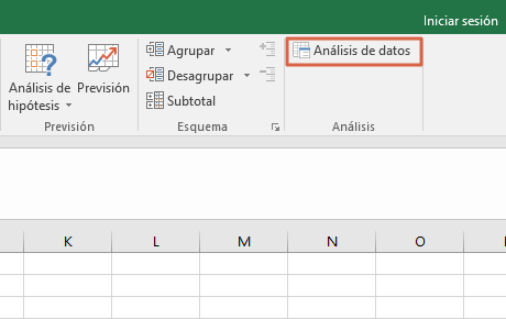 Como crear e interpretar una tabla ANOVA en Excel con un solo factor paso 1