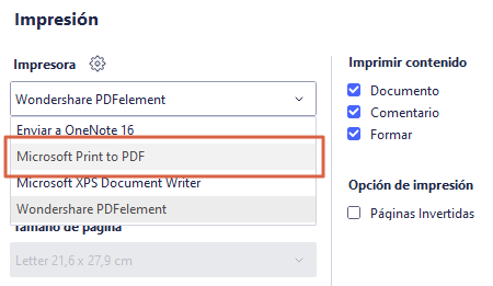 Como instalar o agregar una impresora PDF con PDFelement. Paso 4