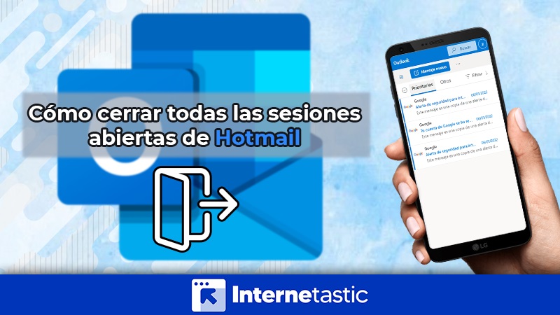 Cómo cerrar todas las sesiones abiertas de Hotmail Outlook