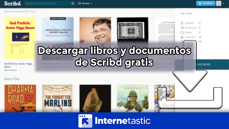 Cómo descargar libros y documentos de Scribd gratis