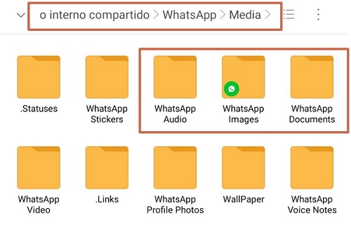 Cómo recuperar fotos, videos y demás archivos borrados en WhatsApp desde el almacenamiento interno compartido