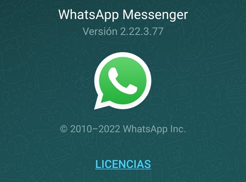como saber si se cuenta con la ultima version de WhatsApp