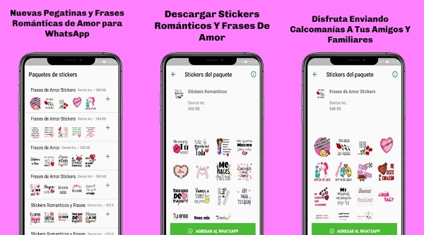 Stickers para WhatsApp descarga los mejores packs de amor