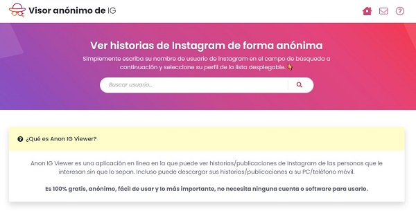Como ver historias de Instagram sin ser visto usando Anon IG Viewer