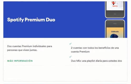 Truco para ahorrar en Spotify Premium con Spotify Duo