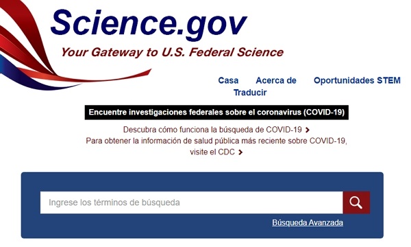 Las mejores paginas para buscar articulos cientificos o academicos. Science.gov