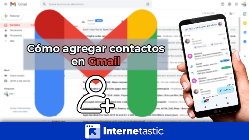 Cómo agregar o añadir contactos en Gmail