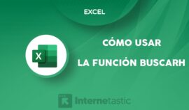Función BUSCARH en Excel usos, fórmula o sintaxis y ejemplos