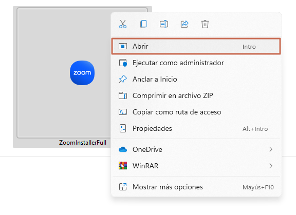 Como descargar e instalar Zoom para PC gratis - Como descargar e instalar Zoom en Windows - Paso 3