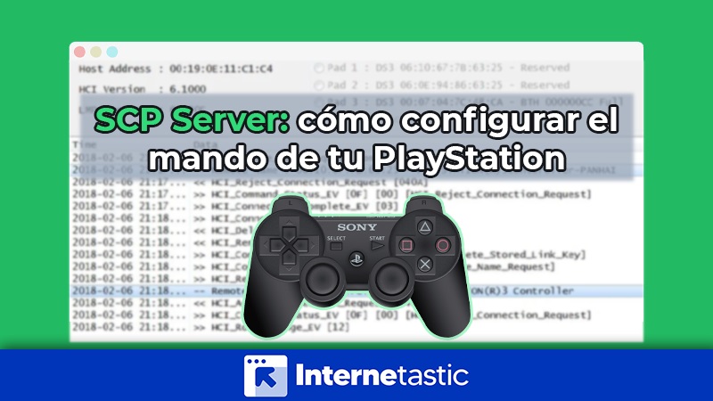SCP Server cómo configurar el mando de tu PlayStation