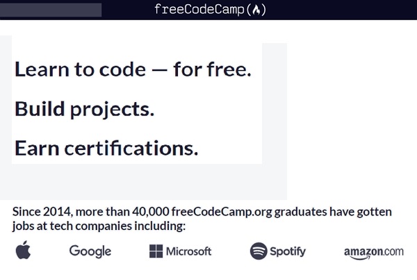 freecodecamp para aprender el lenguaje php desde cero