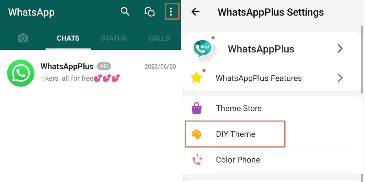 como eliminar anuncios molestos de la ultima version de whatsapp plus paso 3