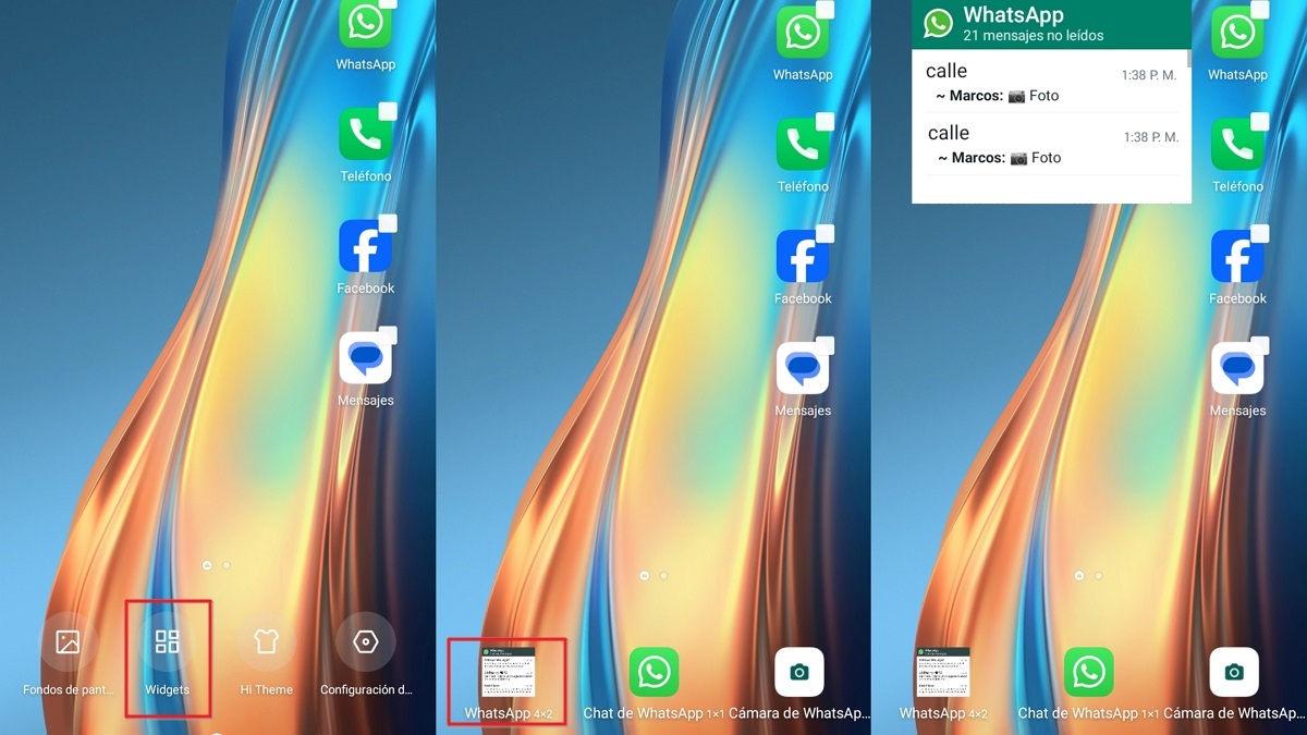 pasos para usar el widget de whatsapp
