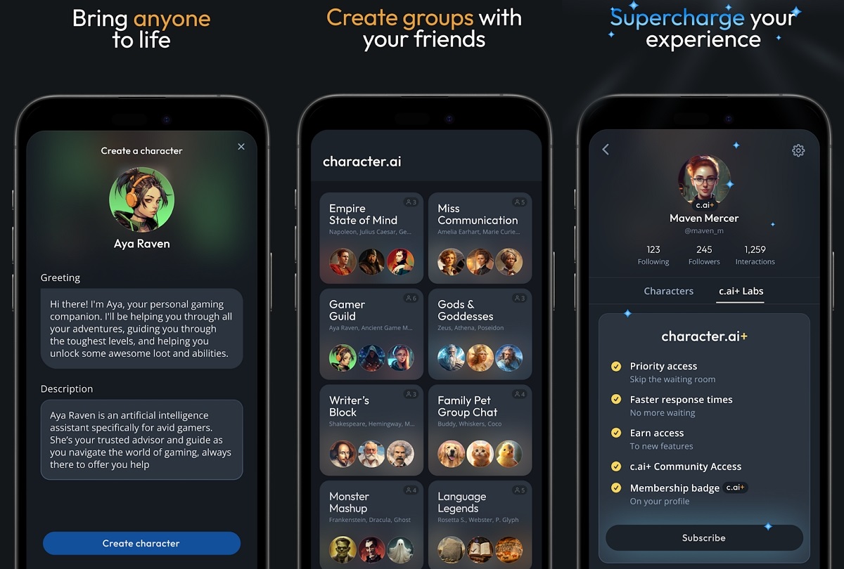 mejores apps para tu movil del 2023 character ai ai powered chat